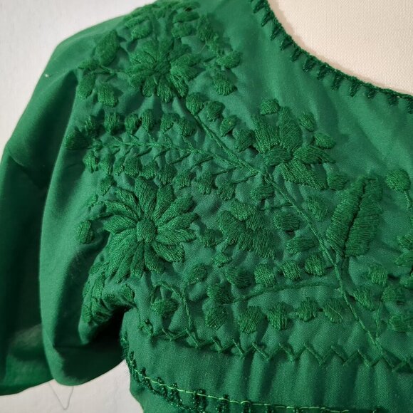 NWT Green Latin Dress Size Small - Picture 3 of 12